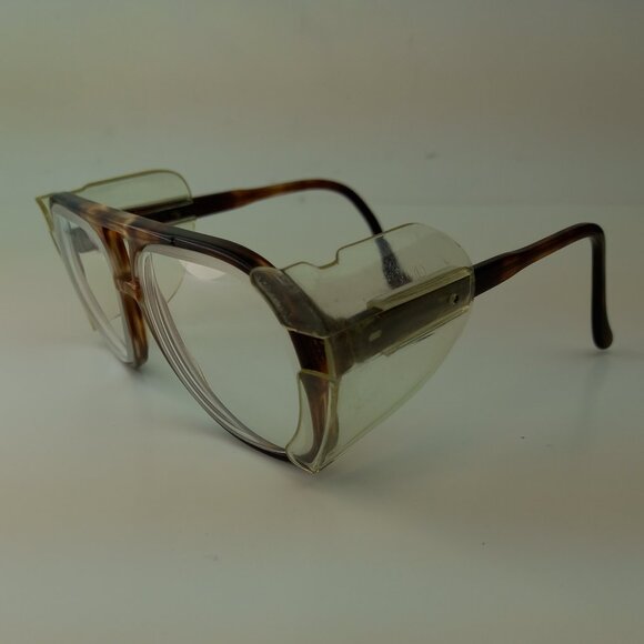 Vintage 70s Aden Z 87 Optical Safety Eye Glasses Frames - Picture 2 of 9